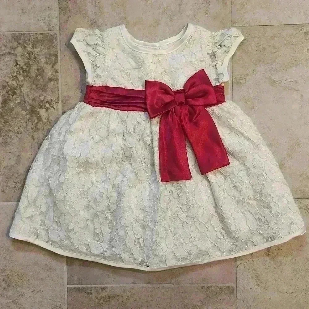 Sweet Heart Rose Lace Layered Dress
